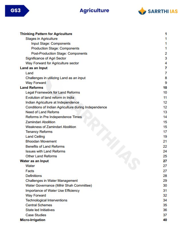 sarrathi-ias-gs-3-mains-module-agriculture-notes-english-medium-2025-26
