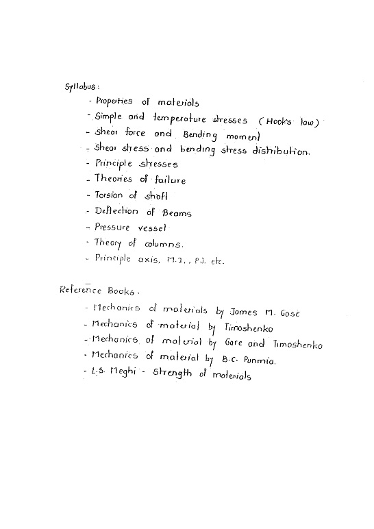 strength-of-material-som-made-easy-class-notes