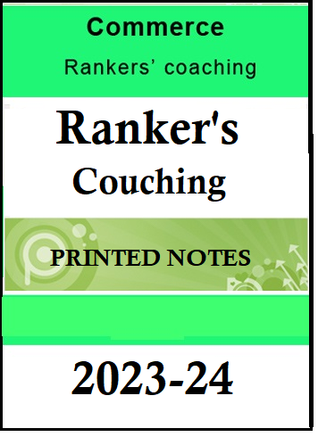 Rankers Coaching Commerce Optional Printed Notes English Medium 2023