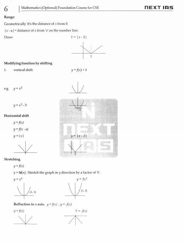NEXT IAS MATHEMATICS OPTIONAL WORKBOOK 2025