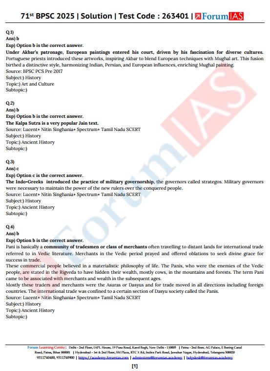 forum-ias-71th-bpsc-prelims-test-6-to-10-english-medium-2025
