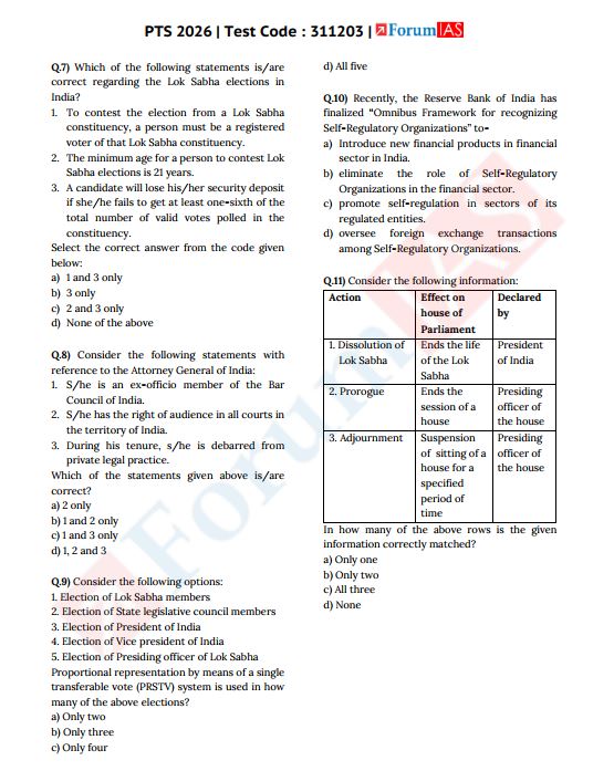 forum-ias-prelims-test-16-to-20-english-medium-2026