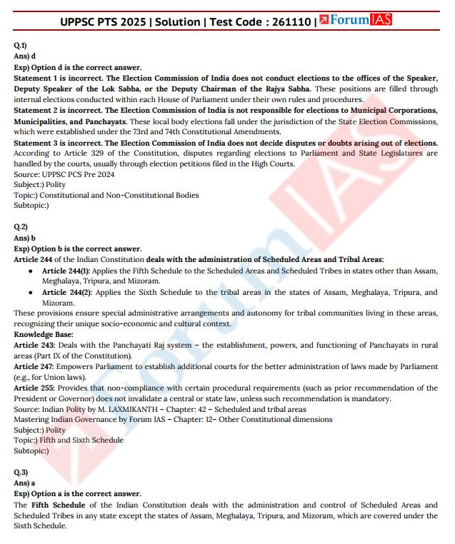 forum-ias-uppsc-prelims-test-11-to-15-english-medium-2025