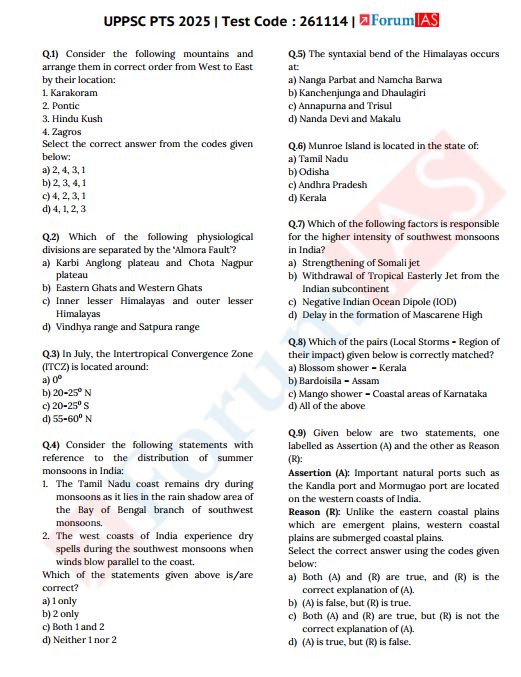 forum-ias-uppsc-prelims-test-16-to-20-english-medium-2025