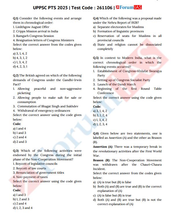 forum-ias-uppsc-prelims-test-6-to-10-english-medium-2025