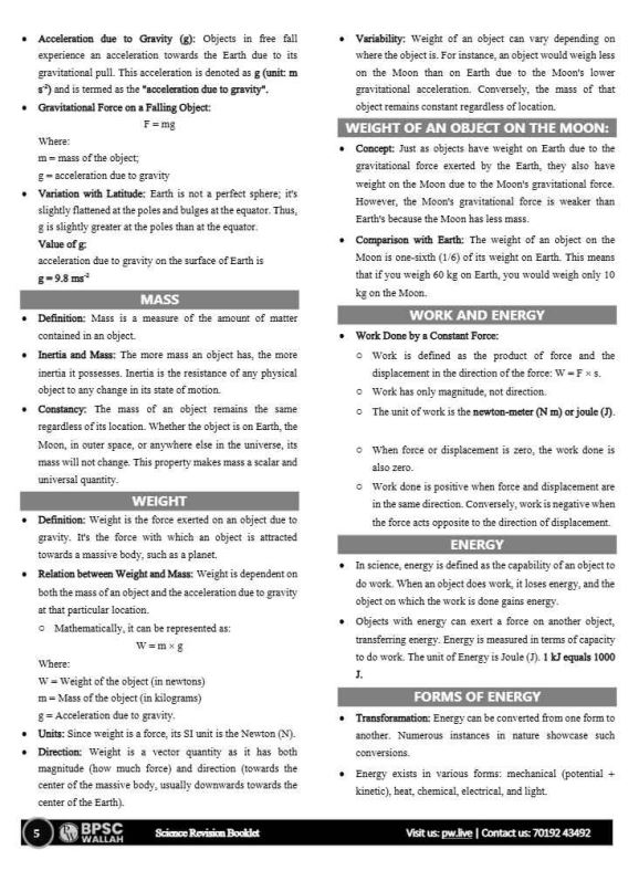 pwonlyias-bpsc-prelims-wallah-6-revision-booklets-for-71th-bpsc-prelims-exam-2025-latest-edition