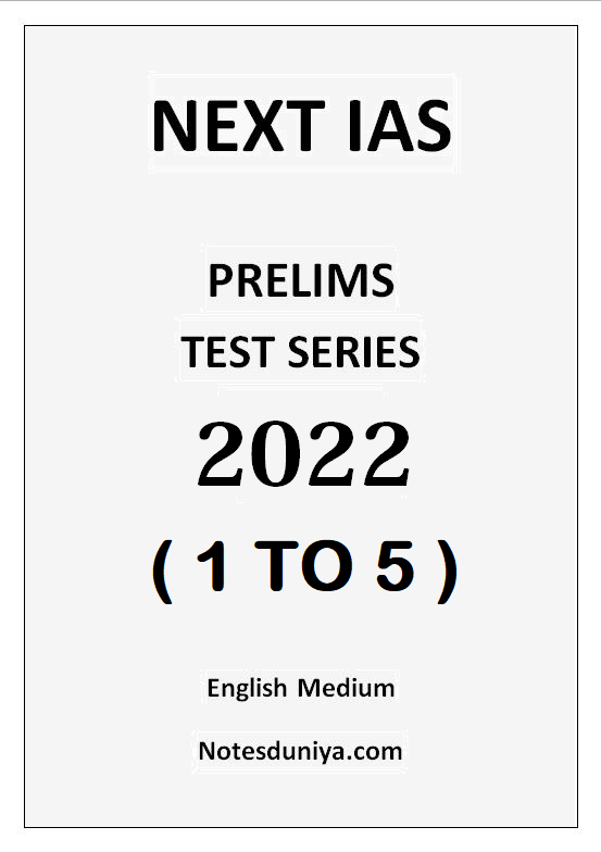 next-ias-prelims-test-series-1-to-05-english-medium-2022