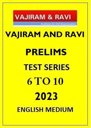 Vajiram and Ravi Prelims Test 6 To 10 English Medium 2023