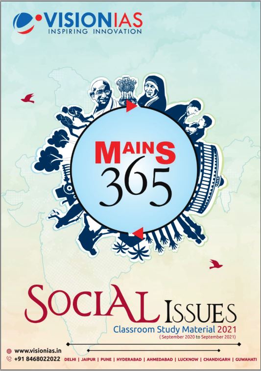 VISION IAS SOCIAL ISSUES MAINS 365 2021