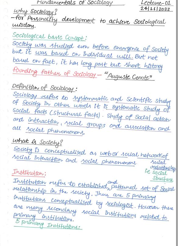vikash-ranjan-sociology-optional-class-notes-english-medium-2024