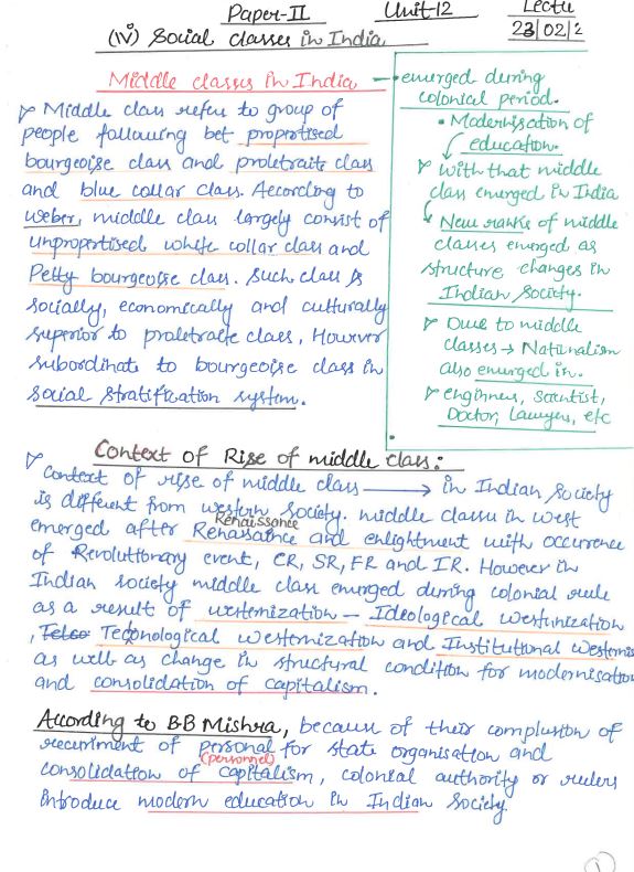 vikash-ranjan-sociology-optional-class-notes-english-medium-2024